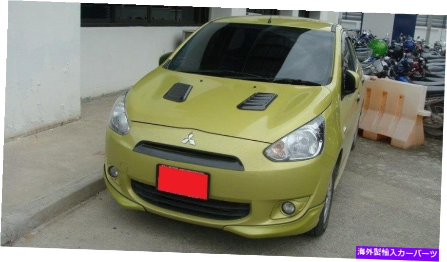 フードベントトリム Mitsubishi Mirage 2012-2015のために塗装されたBonnet Scoop v.2 BONNET SCOOP V.2 PAINTED FOR MITSUBISHI MIRAGE 2012 - 2015【並行輸入品】