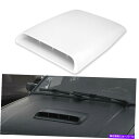 フードベントトリム ホワイトカーSUV装飾エアフローインテークスクープボンネットベントカバーフードユニバーサル White Car SUV Decorative Air Flow Intake Scoop Bonnet Vent Cover Hood Universal(2)
