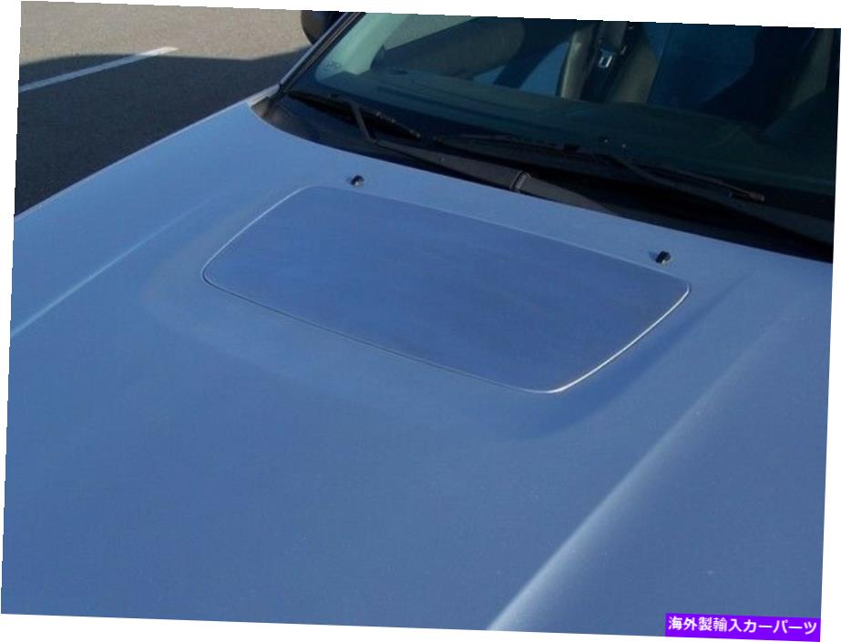 フードベントトリム アルミニウムスクープ削除プレート-2002-2007 Subaru WRX、STI、FXT with FMIC Aluminum Scoop Delete Plate - for 2002-2007 Subaru WRX, STI, FXT with FMIC