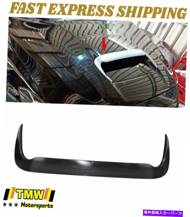 フードベントトリム Subaru WRX STI 4th?? Sedan 2015-2021に適していないフロントフードスクープベントカバー Unpainted Front Hood Scoop Vent Cover Fit For SUBARU WRX STI 4th Sedan 2015-2021【並行輸入品】