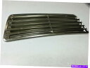 フードベントトリム 車フードルーフエアフロースクープデコレーションベントカバーシルバークロムxワンピース CAR HOOD ROOF AIR FLOW SCOO...