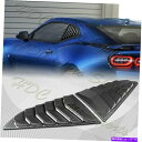 ウィンドウルーバー 2016-2021シボレーカマロカーボンルックサイドウィンドウルーバースクープカバーベント2PCS For 2016-2021 Chevy Camaro Carbon Look Side Window Louvers Scoop Cover Vent 2pcs