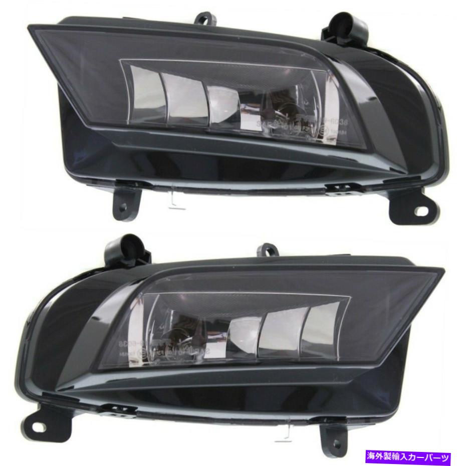 フォグライト 2013-16アウディA4セダンLH＆RH W/電球の2つのクリアレンズフォグライトのセット Set of 2 Clear Lens Fog Light For 2013-16 Audi A4 Sedan LH RH w/ Bulbs