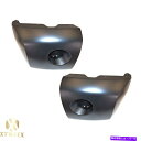 フォグライト 左+右側のバンパーエンドキャップ04-07日産タイタンアルマダのアウターエクステンション Left+Right Side Bumper End C...