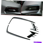 フォグライト 18-20ホンダアコードブラックグロスフォグライトランプカバートリムガーニッシュキット FOR 18-20 HONDA ACCORD BLACK GLOSS FOG LIGHT LAMP COVER TRIM GARNISH KIT