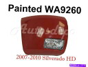 フォグライト WA9260レッドフロントバンパーエンドキャップフォグライトRH 2PCSシルバラード2500HD 2007-2010 WA9260 RED FR...