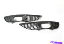 フォグライト 本物のアウディQ7 Sライン2009-フロントバンパーグリルフォグライトグリルペア Genuine Audi Q7 S Line 2009- Front Bumper Grills Fog Light Grilles Pair(2)