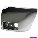 フォグライト 2007-2013のバンパーエンドキャップシボレーシルバラード1500フロント左側クロム Bumper End Cap For 2007-2013...