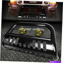 フォグライト マットブラック3 ブルバーグリルガード 07-14トヨタFJクルーザーのイエローフォグライト MATTE BLACK 3 BULL BAR GRILLE GUARD YELLOW FOG LIGHT FOR 07-14 TOYOTA FJ CRUISER