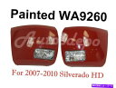 フォグライト WA9260レッドフロントバンパーエンドキャップフォグライトシルバラード2500HD 2007-2010 WA9260 RED FRONT BUM...