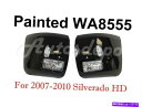 フォグライト WA8555ブラックフロントバンパーエンドキャップフォグライトシルバラード3500HD 2007-2010 WA8555 BLACK FRONT ...