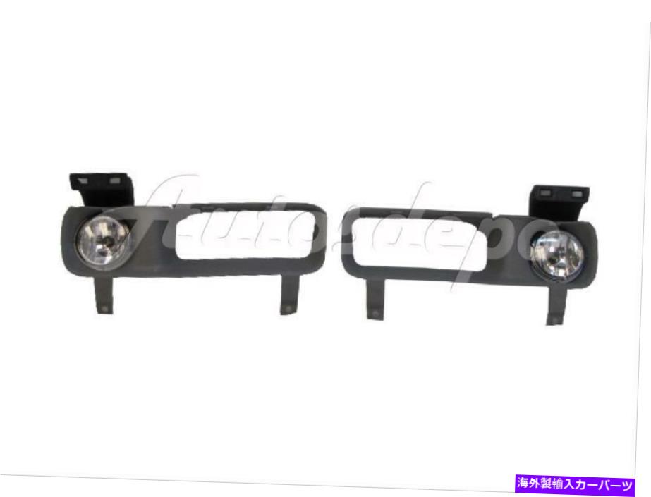 フォグライト 99-01ダッジRAM 1500バンパーサイトシールドフォグライト4 PC FOR 99-01 DODGE RAM 1500 ..