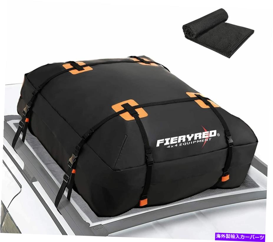 ルーフキャリア ルーフバッグカーゴキャリア15cubic ft防水屋上荷物貯蔵ソフトシェル Roof Bag Cargo Carrier 15Cubic FT Waterproof Rooftop Luggage Storage Soft-Shell