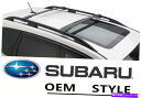 ルーフキャリア 09-12用のルーフラッククロスバーセット13スバルフォレスター荷物キャリア Roof Rack Cross Bars OE Style Set For 09-12 13 Subaru Forester Luggage Carrier