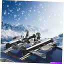 ルーフキャリア スキーまたはスノーボード用のユニバーサルアルミニウムスキースノーボードルーフラックキャリア Universal Aluminum Ski Snowboard Roof Rack Carriers for Skis or Snowboards W/Key