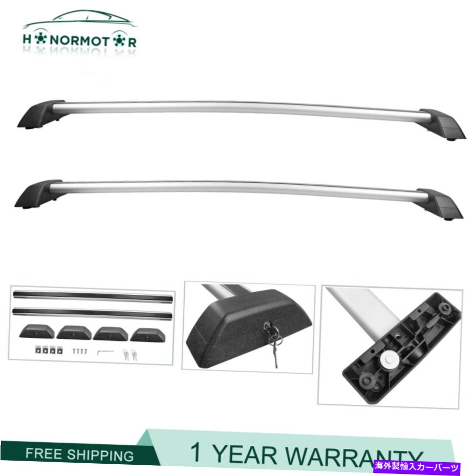 ルーフキャリア 06-10ハマーH3 09-10 H3Tアルミニウムのルーフラッククロスバー荷物キャリア Roof Rack Cross Bar Luggage Carrier For 06-10 Hummer H3 09-10 H3T Aluminum