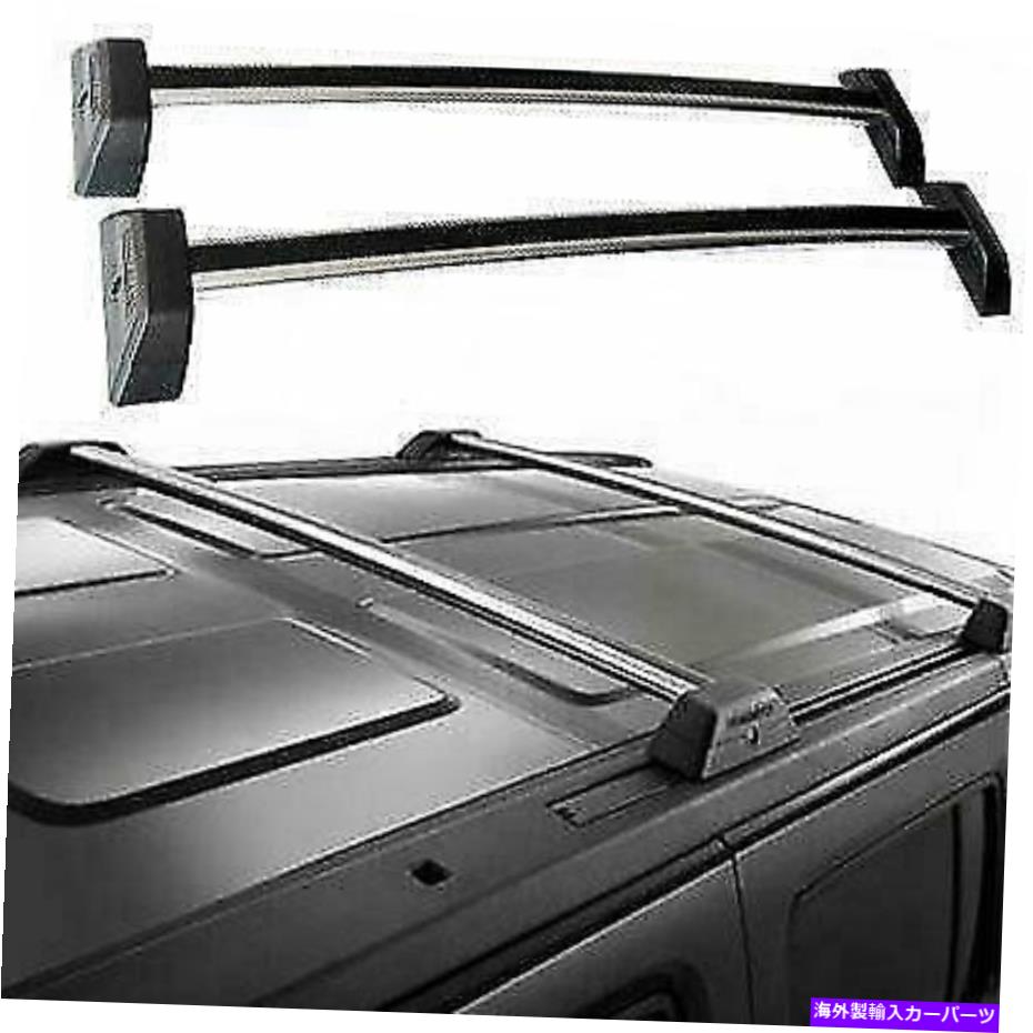 ルーフキャリア ルーフラッククロスバー + 06-10ハマーH3 H3T荷物キャリアのロック Roof Rack Cross Bars + Lock For 06-10 Hummer H3 H3T Luggage Carrier