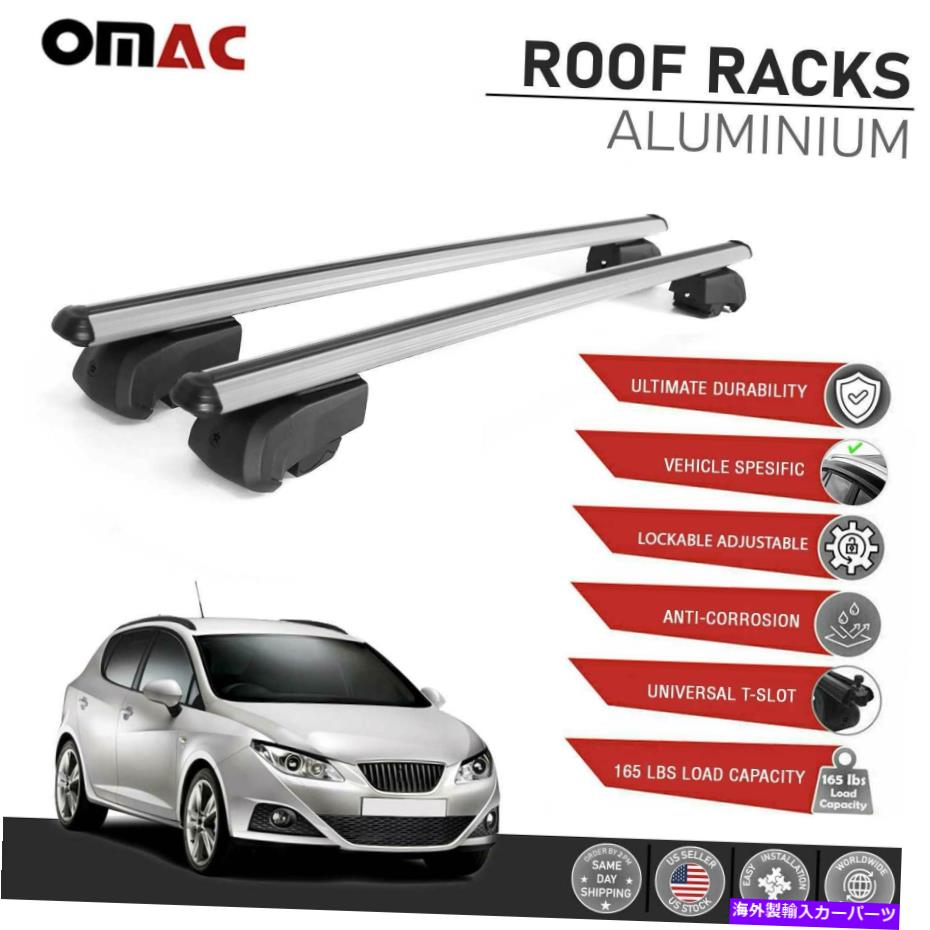 Silver Roof Rail Rack Alu Cross Bars Luggage Carrier For Seat Ibiza HB 2009-2016カテゴリルーフキャリア状態新品メーカー車種発送詳細全国一律 送料無料 （※北海道、沖縄、離島は省く）商品詳細輸入商品の為、英語表記となります。Condition: NewBrand: OMACManufacturer Part Number: U020120Placement On Vehicle: Roof, UpperSurface Finish: Anodized CoatingFitment Type: Performance/CustomType: Cross BarMaterial: AluminumColor: SilverMounting Hardware Included: YesNumber Of Pieces: 2 PcsCountyr/Region Of Manufacturer: EuropeFeatures: Anti-Theft LockWeight Capacity: 165 Lbs / 75 kgAdjustable: YesProduct Type: Roof Rack & Cross BarsFeature 1: LockableFeature 2: T-Tracks Roof Rack, Ski/SnowboardFeature 3: Rain Gutter Roof Rack, Fixpoint Roof RackFeature 4: Durable, Sturdy, and LightweightFeature 5: Compatible with Flush Roof RailsFeature 6: Easy Installment, Does Not Require Drilling or CuttingFeature 7: Vehicle Specific for Perfect FitmentFeature 8: Aerodynamic DesignFeature 9: Carrier Rack, Roof Rail RackUPC: 8698797534918 条件：新品ブランド：OMACメーカーの部品番号：U020120車両への配置：屋根、上表面仕上げ：陽極酸化コーティングフィットメントタイプ：パフォーマンス/カスタムタイプ：クロスバー材料：アルミニウム色：銀取り付けハードウェアが含まれています：はいピースの数：2 PC製造業者のCountyr/地域：ヨーロッパ機能：盗難防止ロック重量容量：165 lbs / 75 kg調整可能：はい製品タイプ：ルーフラックとクロスバー機能1：ロック可能機能2：Tトラックルーフラック、スキー/スノーボード機能3：レインガタールーフラック、フィックスポイントルーフラック機能4：耐久性があり、頑丈で、軽量機能5：フラッシュルーフレールと互換性があります機能6：簡単な分割払い、掘削や切断を必要としません機能7：完璧な装備に固有の車両機能8：空力設計機能9：キャリアラック、ルーフレールラックUPC：8698797534918《ご注文前にご確認ください》■海外輸入品の為、NC・NRでお願い致します。■取り付け説明書は基本的に付属しておりません。お取付に関しましては専門の業者様とご相談お願いいたします。■通常2〜4週間でのお届けを予定をしておりますが、天候、通関、国際事情により輸送便の遅延が発生する可能性や、仕入・輸送費高騰や通関診査追加等による価格のご相談の可能性もございますことご了承いただいております。■海外メーカーの注文状況次第では在庫切れの場合もございます。その場合は弊社都合にてキャンセルとなります。■配送遅延、商品違い等によってお客様に追加料金が発生した場合や取付け時に必要な加工費や追加部品等の、商品代金以外の弊社へのご請求には一切応じかねます。■弊社は海外パーツの輸入販売業のため、製品のお取り付けや加工についてのサポートは行っておりません。専門店様と解決をお願いしております。■大型商品に関しましては、配送会社の規定により個人宅への配送が困難な場合がございます。その場合は、会社や倉庫、最寄りの営業所での受け取りをお願いする場合がございます。■輸入消費税が追加課税される場合もございます。その場合はお客様側で輸入業者へ輸入消費税のお支払いのご負担をお願いする場合がございます。■商品説明文中に英語にて”保証”関する記載があっても適応はされませんのでご了承ください。■海外倉庫から到着した製品を、再度国内で検品を行い、日本郵便または佐川急便にて発送となります。■初期不良の場合は商品到着後7日以内にご連絡下さいませ。■輸入商品のためイメージ違いやご注文間違い当のお客様都合ご返品はお断りをさせていただいておりますが、弊社条件を満たしている場合はご購入金額の30％の手数料を頂いた場合に限りご返品をお受けできる場合もございます。(ご注文と同時に商品のお取り寄せが開始するため)（30％の内訳は、海外返送費用・関税・消費全負担分となります）■USパーツの輸入代行も行っておりますので、ショップに掲載されていない商品でもお探しする事が可能です。お気軽にお問い合わせ下さいませ。[輸入お取り寄せ品においてのご返品制度・保証制度等、弊社販売条件ページに詳細の記載がございますのでご覧くださいませ]&nbsp;