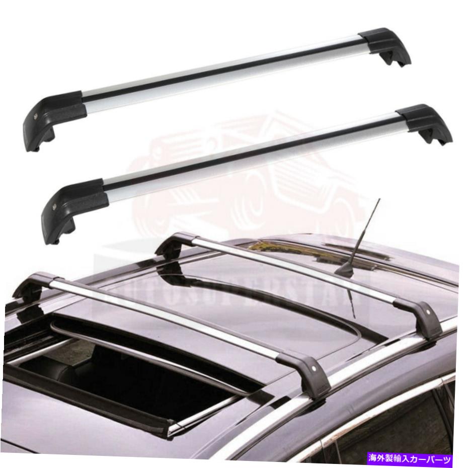 ルーフキャリア 三菱アウトランダー2013- 2019の荷物ルーフラッククロスバーセット Luggage Roof Rack Cross Bar Set For Mitsubishi Outlander 2013- 2019