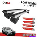 ルーフキャリア トヨタ4runnerのためのルーフラッククロスバー荷物キャリアシルバー2006-2009 Roof Rack Cross Bars Luggage Carrier Silver for Toyota 4Runner 2006-2009(2)