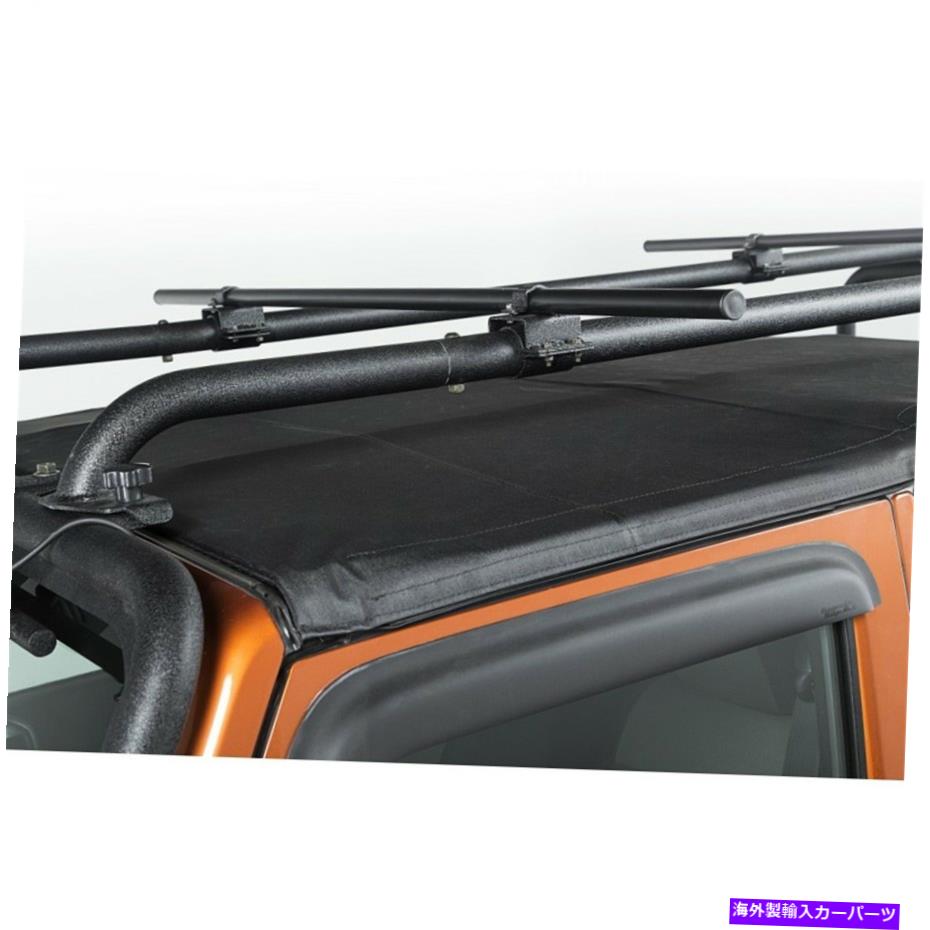 ルーフキャリア 頑丈なリッジ11703.11シェルパルーフラッククロスバーに適合する07-18ラングラー（JK） Rugged Ridge 11703.11 Sherpa Roof Rack Crossbars Fits 07-18 Wrangler (JK)