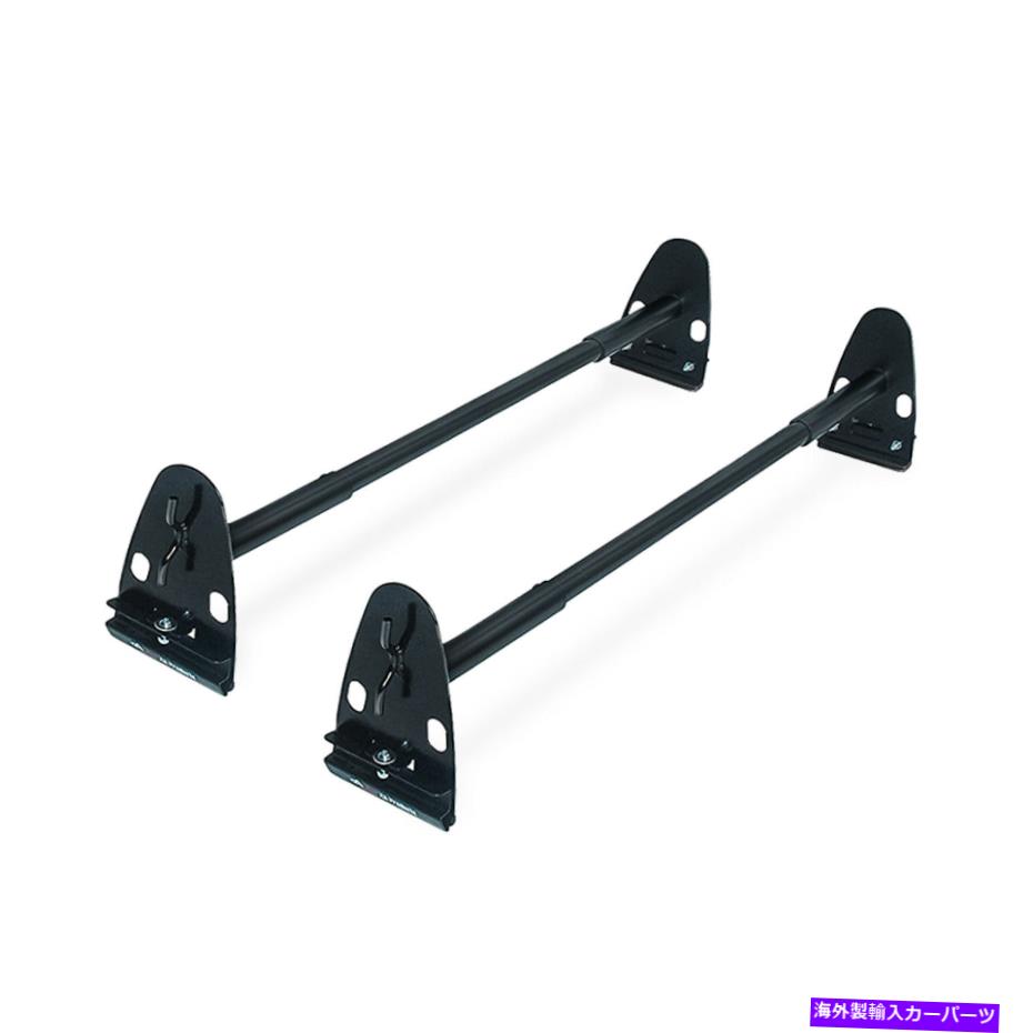 롼եꥢ إӡǥ塼ƥ롼եå쥤󥬥åХ롼եå饦2Сåȥ Heavy Duty Car Roof Top Rack Rain Gutter Van Roof Rack Round Two Bar Set Steel