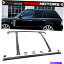 롼եꥢ 02-12󥸥СHSE Factory֥åߥ˥롼ե졼ȥСå Fits 02-12 Range Rover HSE OE Factory Black Aluminum Roof Rails &Cross Bars Set