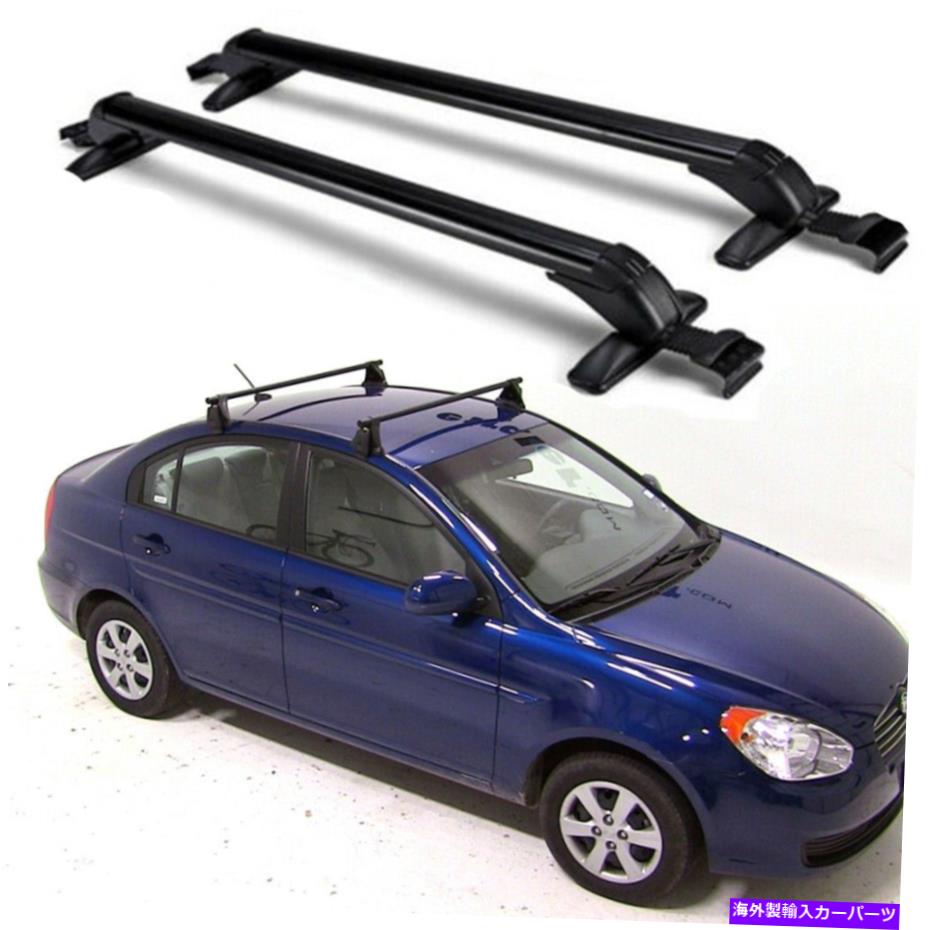 ルーフキャリア カールーフラッククロスバー43.3 ヒュンダイヴェロスター用の荷物キャリアアルミニウム Car Roof Rack Cross Bar 43.3 Luggage Carrier Aluminum for HYUNDAI Veloster