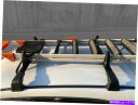 ルーフキャリア ルーフラックと荷重停止VW Touareg 2003-2011 V3 Black用の梯子の傾き Roof Rack and Load Stops Ladder Tilt For Vw Touareg 2003-2011 V3 Black