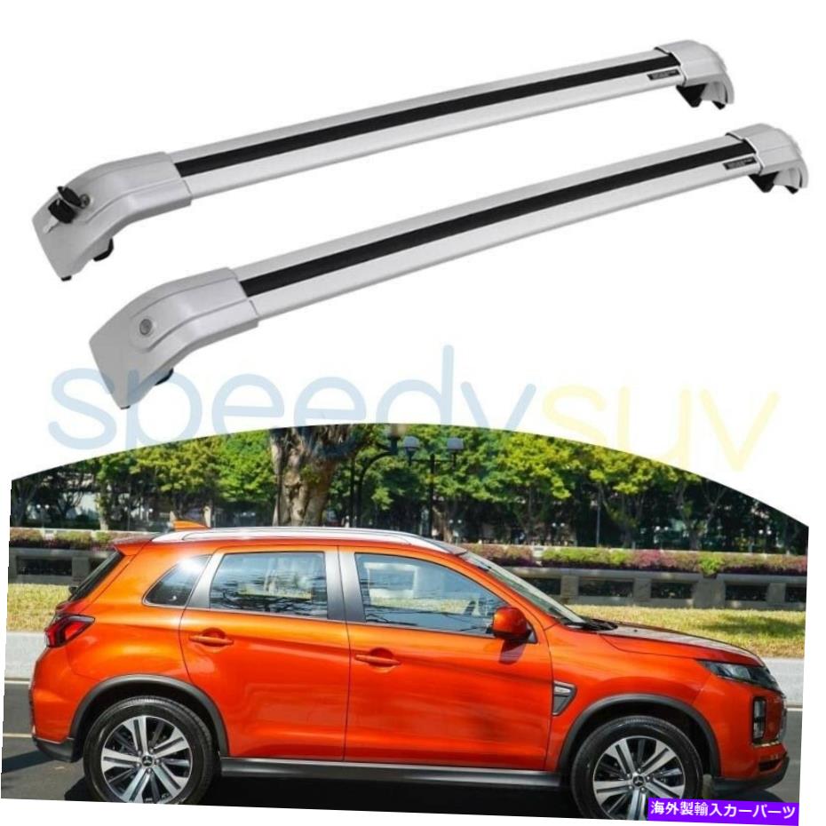 ルーフキャリア Mitsubishi Outlander Sport ASX 2010-2022クロスバールーフラックレールの米国株式 US Stock For Mitsubishi Outlander Sport ASX 2010-2022 Cross Bars Roof Rack Rail