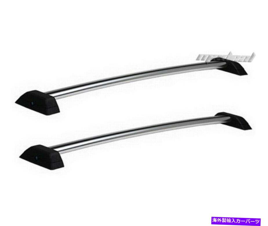 ルーフキャリア プレミアム2PCシルバーアルミニウムルーフレールクロスバーフィット06-10ハマーH3 Premium 2pc Silver Aluminum Roof Rail Cross Bars fit 06-10 Hummer H3