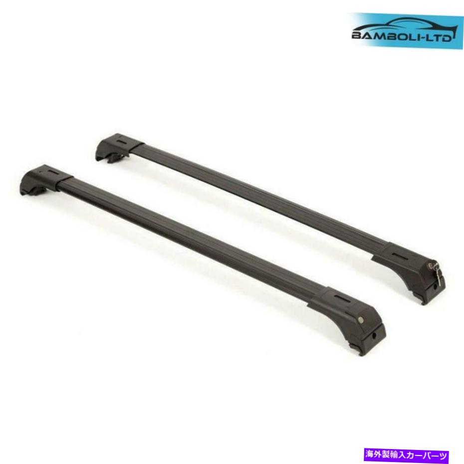 ルーフキャリア BMW X5ブラックアルミニウムトップルーフラッククロスバークロスレールロック可能2014-2018 BMW X5 BLACK ALUMINUM TOP ROOF RACK CROSS BAR CROSS RAIL LOCKABLE 2014-2018