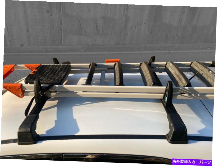 ルーフキャリア BMW 3シリーズF30 2012-2018 Up Black用のルーフラックと荷重ははしごの傾きを止めます Roof Rack and Load Stops Ladder Tilt For BMW 3 Series F30 2012-2018 Up Black