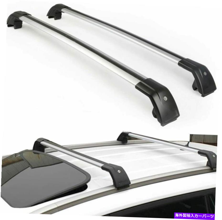 ルーフキャリア ロック可能なルーフレールラックマセラティレバンテ2016-2020にフィットするロック可能なルーフレールラッククロスバー Lockable Roof Rail Racks Cross Bar Crossbar Fit for Maserati Levante 2016-2020