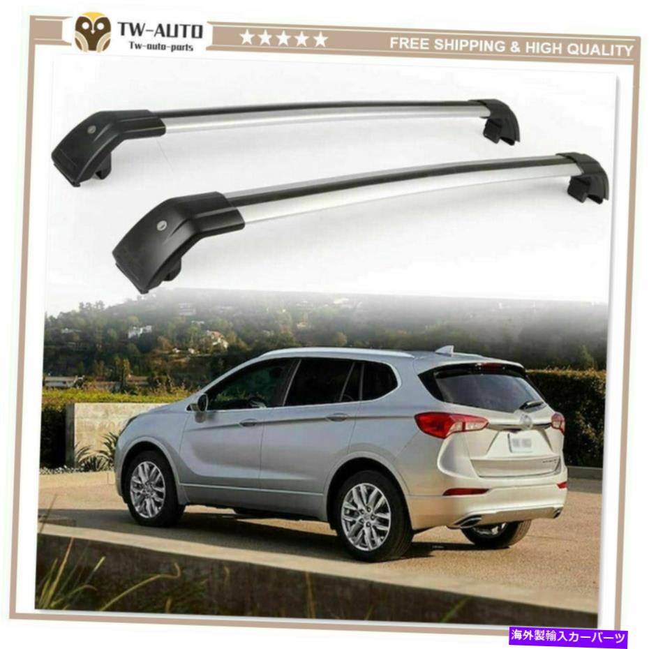 ルーフキャリア ビュイック想像2016-2020ロック可能なルーフレールラッククロスバークロスバー Fits for Buick Envision 2016-2020 Lockable Roof Rail Racks Cross Bars Crossbars
