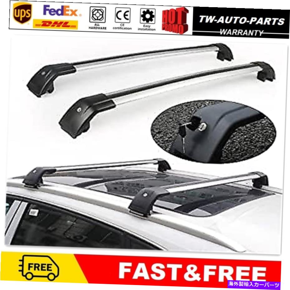 ルーフキャリア Mitsubishi Outlander 2022ロック可能なルーフレールラッククロスバークロスバーに適しています Fits for Mitsubishi Outlander 2022 Lockable Roof Rail Rack Cross Bar Crossbar