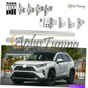 ルーフキャリア 2019-2022に適し Fit for 2019-2022 Toyota RAV4 Silver Cross Bars Roof Rack Luggage Rack Silver(2)