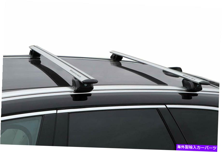 ルーフキャリア Brightlines CrossBars荷物ルーフラックヒュンダイコナ2019-2022と互換性のある BRIGHTLINES Crossbars Luggage Roof Racks Compatible with Hyundai Kona 2019-2022