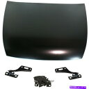 hood panel 2003-07のフードキットホンダアコードクーペ付きホンダアコードクーペw/フードヒンジ/ラッチプライミングスチール4-pcs。 Hood...