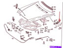 hood panel 新しいメルセデスベンツE W211エンジンフード左ヒンジA2118800128 OEM NEW MERCEDES-BENZ E W211 ...