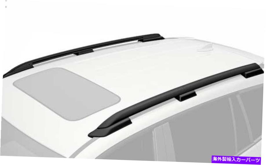 ルーフキャリア 本物のホンダブラックルーフレールフィット：2019-2021パスポート（2のセット） Genuine Honda Black Roof Rails Fits: 2019-2021 Passport (Set of 2)