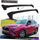 ルーフキャリア アルミニウムクロスバークロスバークロスバールーフラックハイランダー2020 2021 XLE LIMITEDにフィット Aluminum Cross Bar Crossbars roof rack Fits for Highlander 2020 2021 XLE Limited(2)