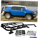 ルーフキャリア 適合07-14トヨタFJクルーザーOEスタイルルーフラックカーゴ荷物キャリア - アルミニウム Fits 07-14 Toyota FJ Cruiser OE Style Roof Rack Cargo Luggage Carrier- Aluminum