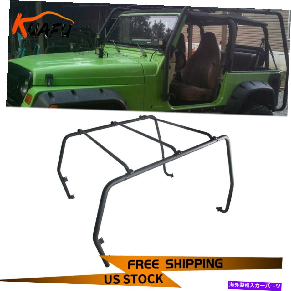 ルーフキャリア 97-06のパウダーコーティングルーフラックジープラングラーTJルビコンテクスチャブラック76713 Powder Coated Roof Rack for 97-06 Jeep Wrangler TJ Rubicon Textured Black 76713