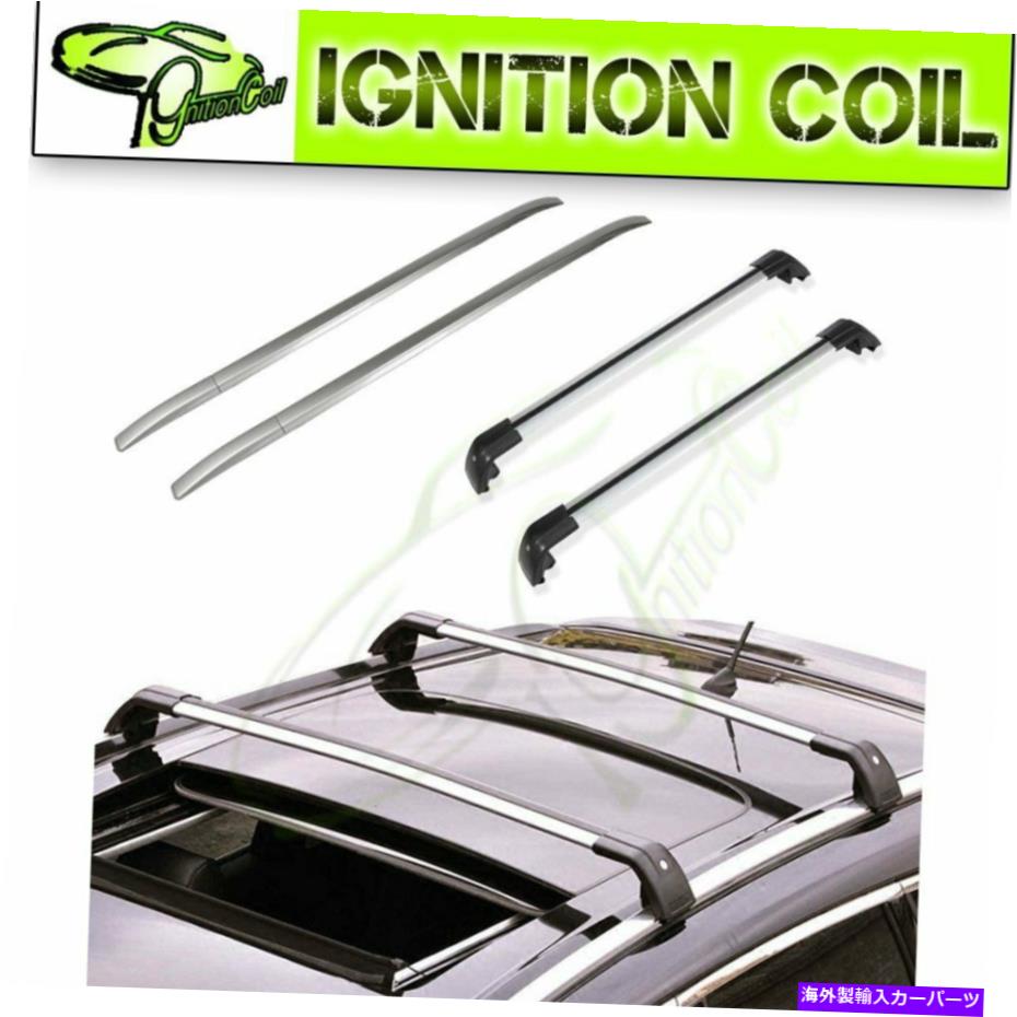 ルーフキャリア 2013-2018のルーフラックMitsubishi Outlander Cross Bar＆Side Rail 4PCS Roof Rack For 2013-2018 Mitsubishi Outlander Cross Bar & side rail 4pcs