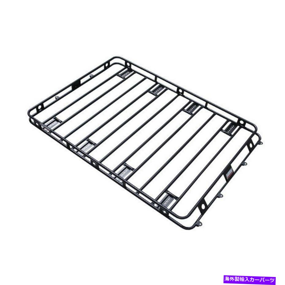 ルーフキャリア smittybilt 50704サイドルーフラック5 ft x 7 ft x 4 oneピース溶接 Smittybilt 50704 Side Roof Rack 5 Ft X 7 Ft X 4 In One Piece Welded