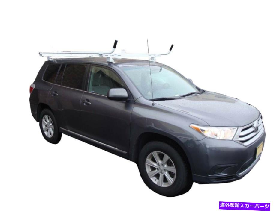 ルーフキャリア トヨタハイランダーSUVのアルミニウムラダーラック - ベースモデル Aluminum Ladder Rack for Toyota Highlander SUV - Base Model