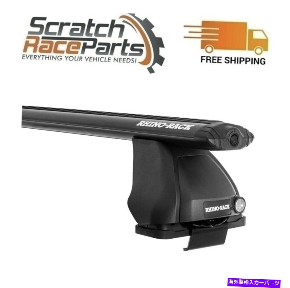 ルーフキャリア Rhino Rack Vortex 2500ブラック2バールーフラックスバルレガシー4DR 05-09 JA1864 Rhino Rack Vortex 2500 Black 2 Bar Roof Rack For SUBARU Legacy 4dr 05-09 JA1864