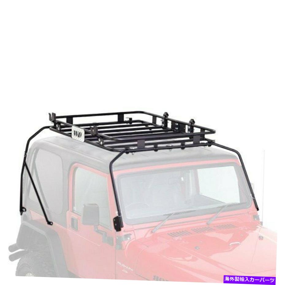 ルーフキャリア Jeep Wrangler 1997-2003 Warrior交換屋根貨物バスケット For Jeep Wrangler 1997-2003 Warrior Replacement Roof Cargo Basket