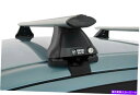 ルーフキャリア Rhinoラック13-17フィットホンダアコード4DRマルチフィットエアロルーフラックシステムシルバー Rhino Rack 13-17 Fits Honda Accord 4dr Multi Fit Aero Roof Rack System Silver(2)